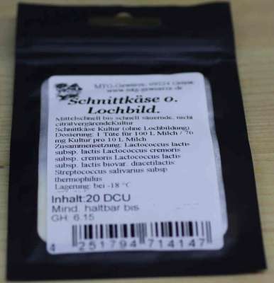 Schnittkäse Kultur kaufen, Chemnitz Käsekulturen, Am Poltermühlenteich